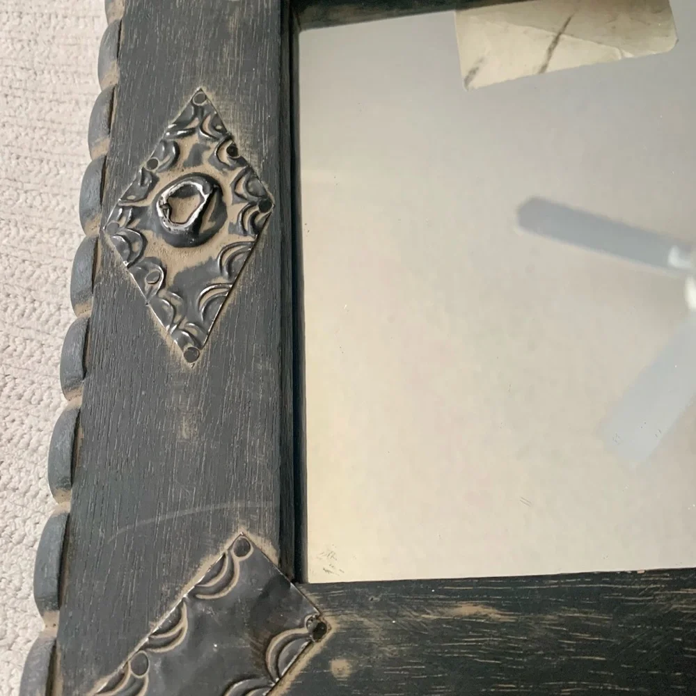 Hand Crafted black wood